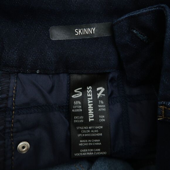 Seven7 Jeans Women's Size 4 Blue Mid-Rise Tummyless Skinny 29.5" Inseam NWT - Picture 13 of 16
